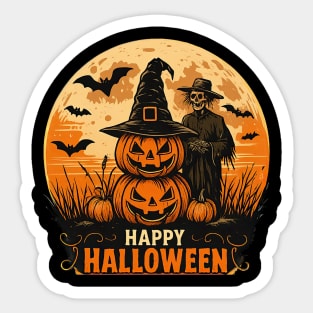 Scarcrow Witch Hat Jack Attack Sticker